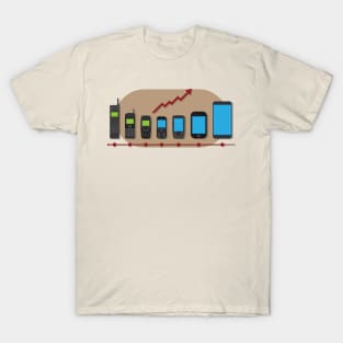 mobile phone evolution T-Shirt